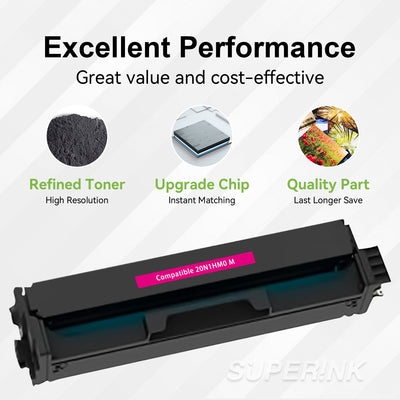 Compatible Lexmark 20N1HM0 Magenta Toner Cartridge By Superink