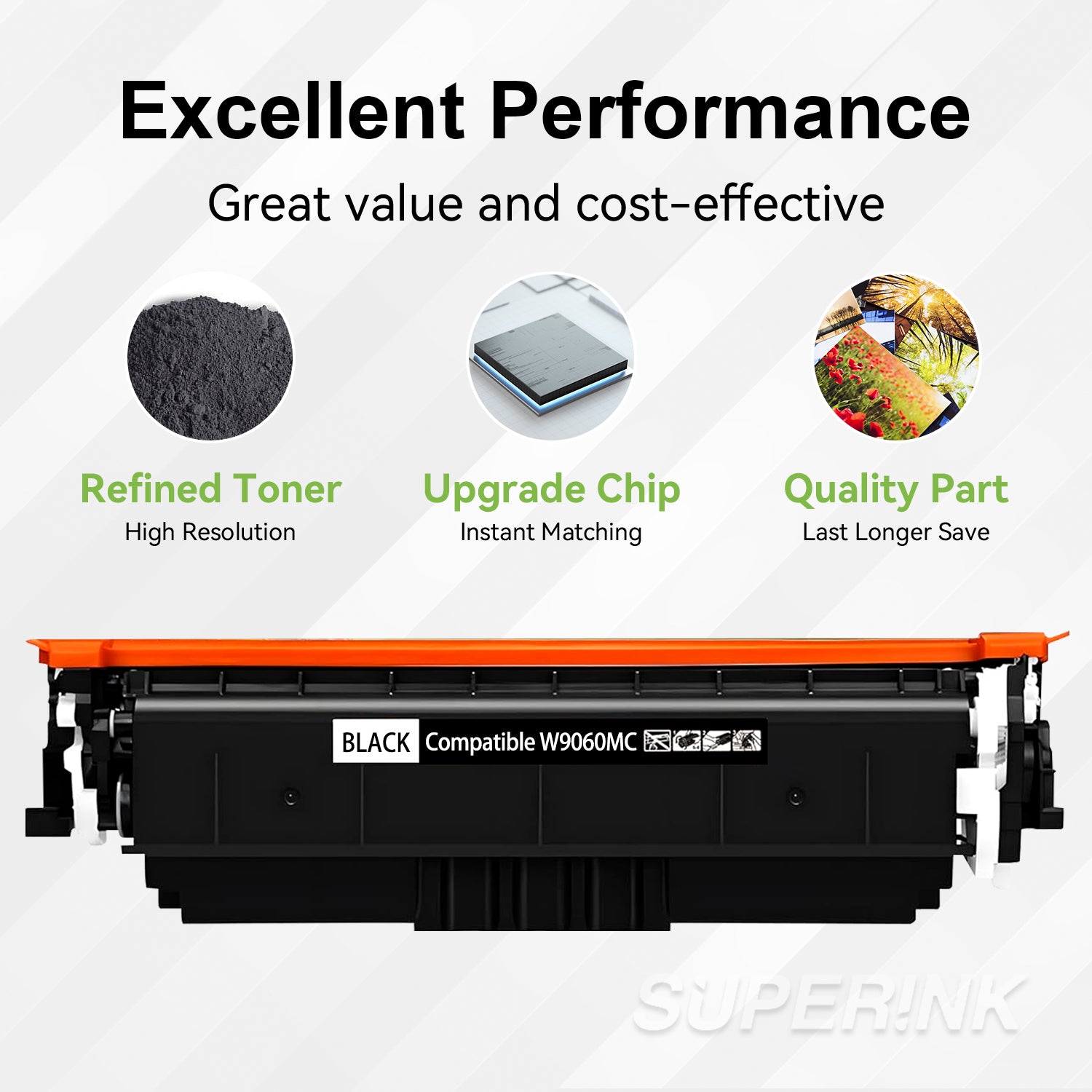 Compatible HP W9060MC Black Toner Cartridge