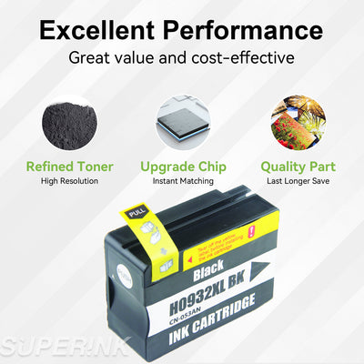 Compatible HP 932XL (HP CN053AN) Ink Cartridge Black By Superink