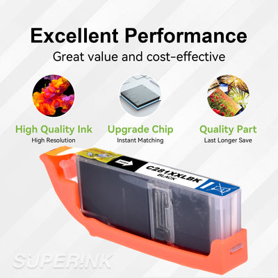 Compatible Canon CLI-281XXL (1983C001) Black Inkjet by Superink
