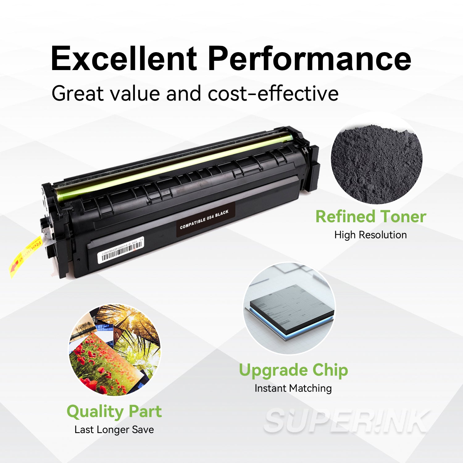 Compatible Canon 054 (3024C001) Black Toner Cartridge By Superink
