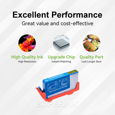 Compatible HP 902XL Cyan Ink Cartridge (T6M02AN) By Superink