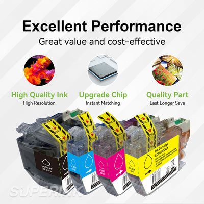 Compatible Brother LC3029XXL Combo Ink Cartridge by Superink