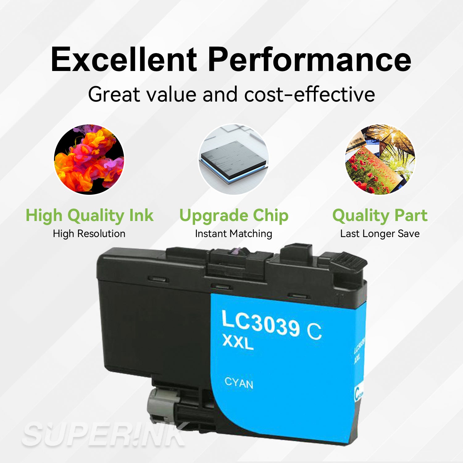 Compatible Brother LC3039XXL Cyan Ink Cartridge