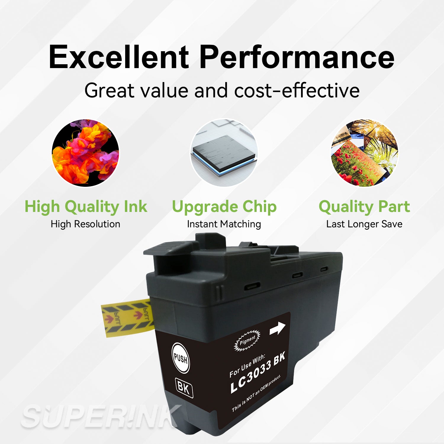 Compatible Brother LC3033 XXL Black Ink Cartridge by Superink