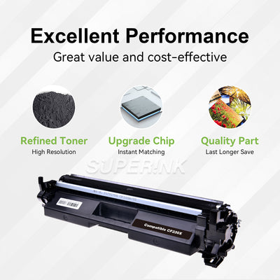 Compatible HP CF230X Black Toner Cartridge-with chip By Superink