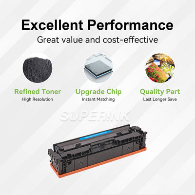 Compatible HP W2311A / 215A Cyan Toner (With Chip) By Superink