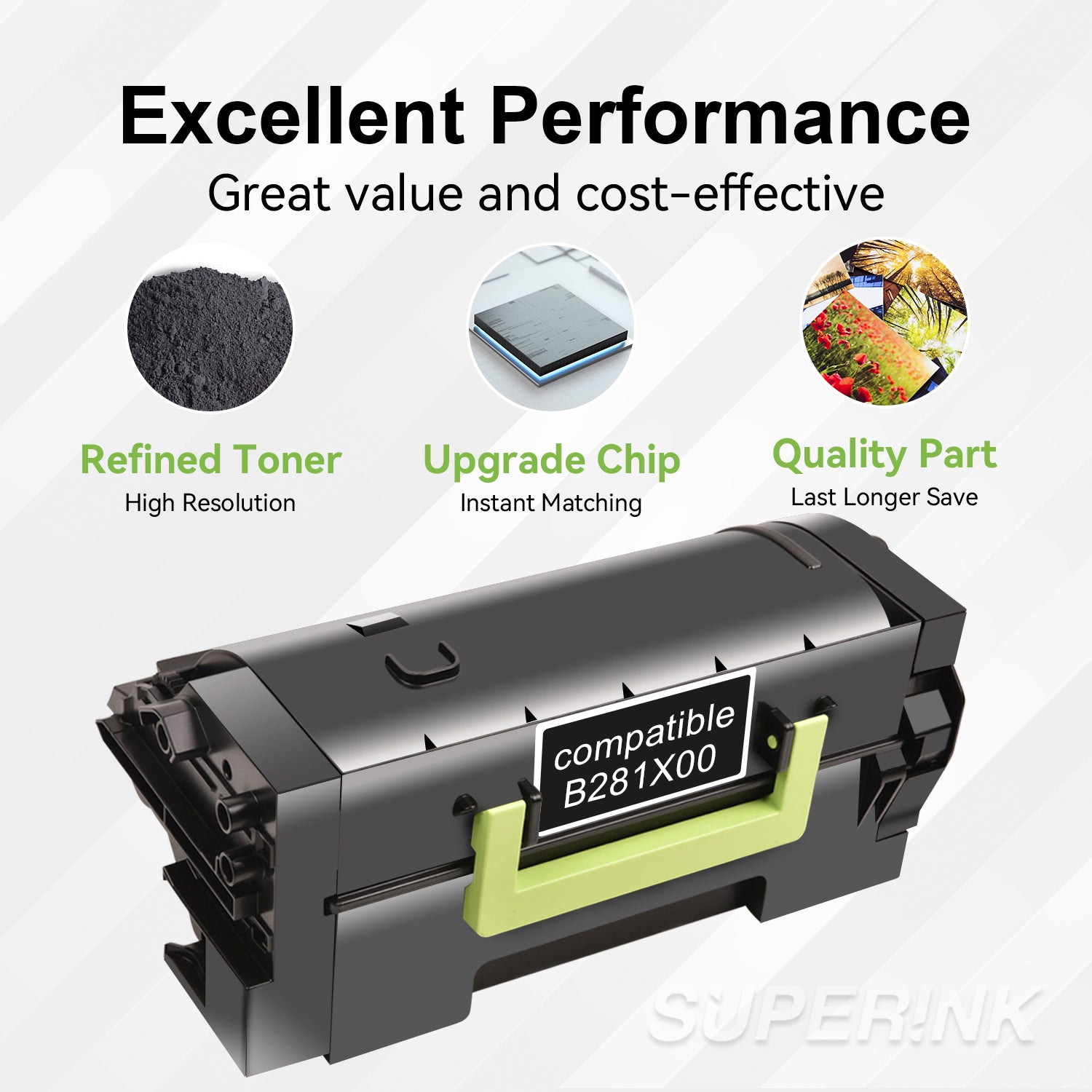 Compatible Lexmark B281X00 Extra High Yield Black Toner Cartridge