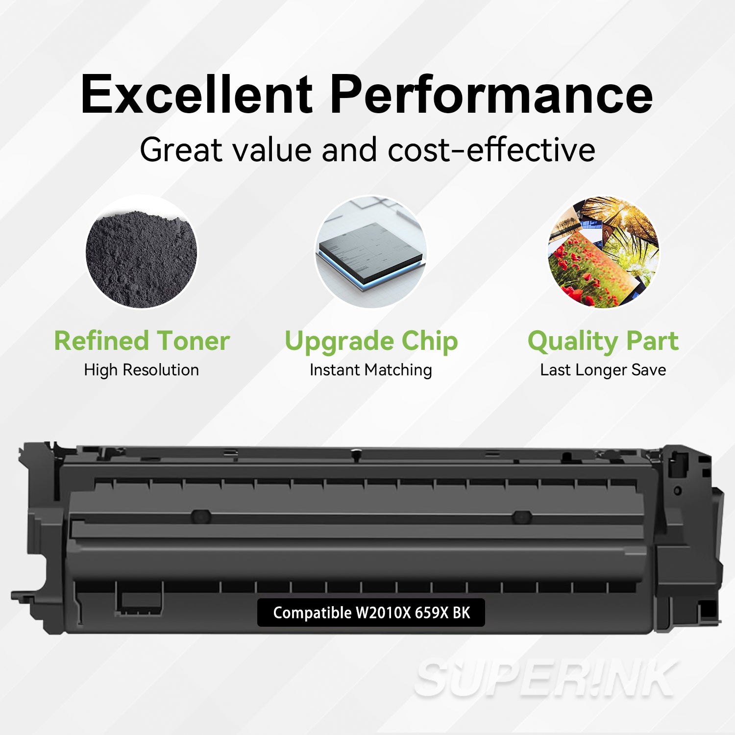 Compatible HP W2010X / 659X Black Toner By Superink