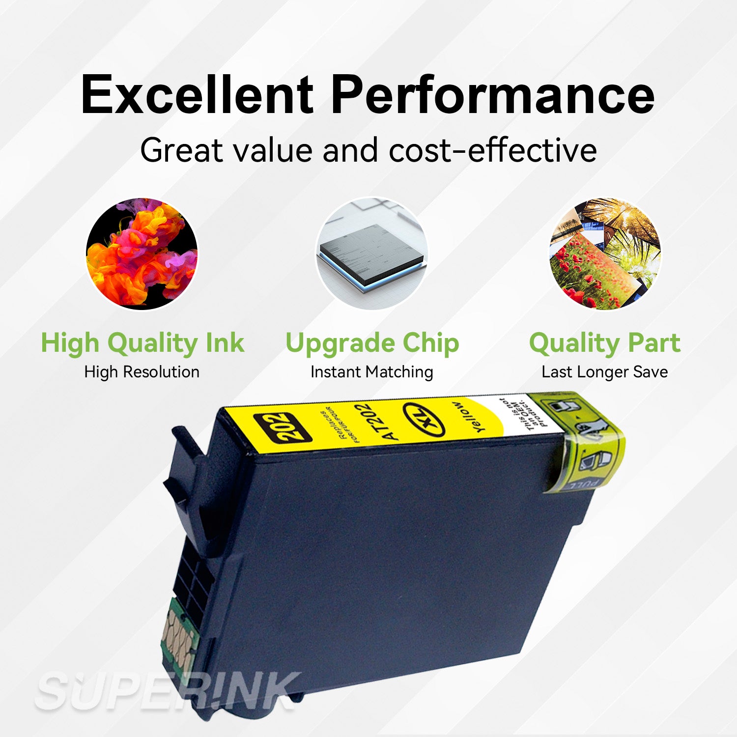 Compatible Epson T202XL Yellow Ink Cartridge (T202XL420) By Superink