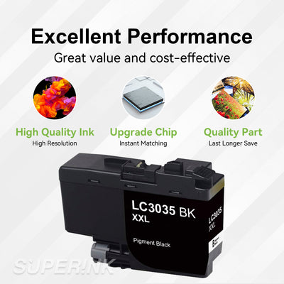 Compatible Brother LC3035XXL Black Ink Cartridge by Superink