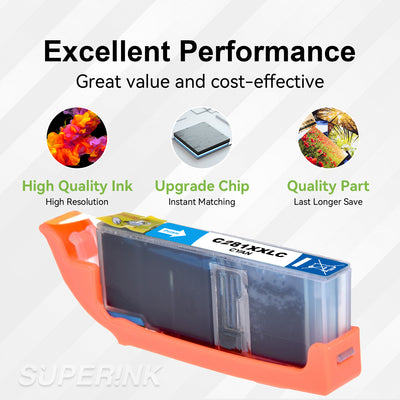 Compatible Canon CLI-281XXL (1980C001) Cyan Inkjet by Superink