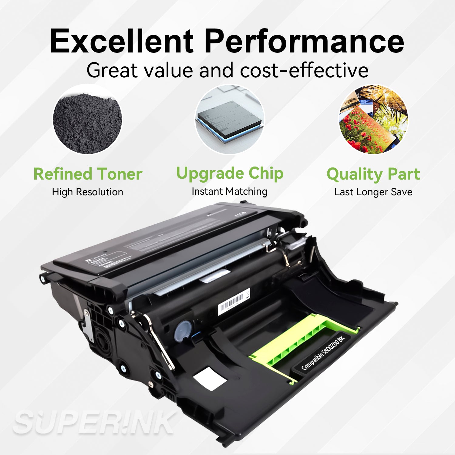 Compatible Lexmark 58D0Z00 Black Imaging Unit