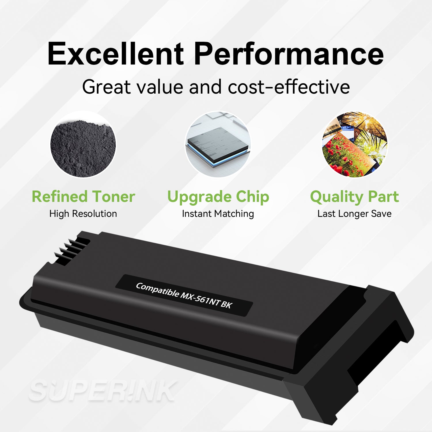 Compatible SHARP MX-561NT Black Toner