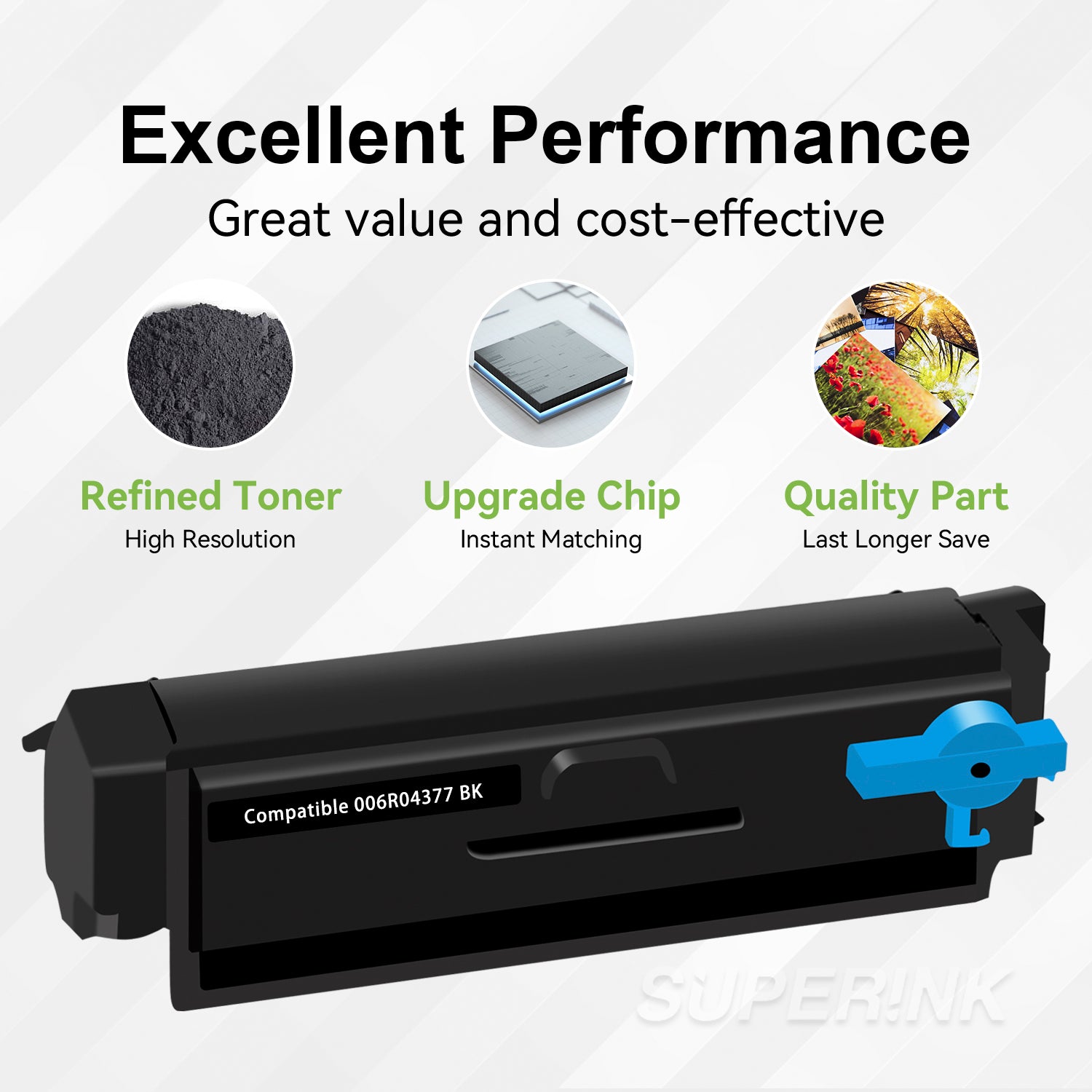 Compatible Xerox 006R04377 Black Toner Cartridge By Superink