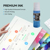Compatible HP GT52 M0H54AA Cyan Ink Bottle by Superink