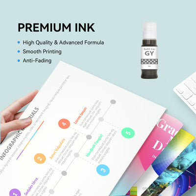 Compatible Canon GI-23 4705C001 Grey Ink Bottle by Superink
