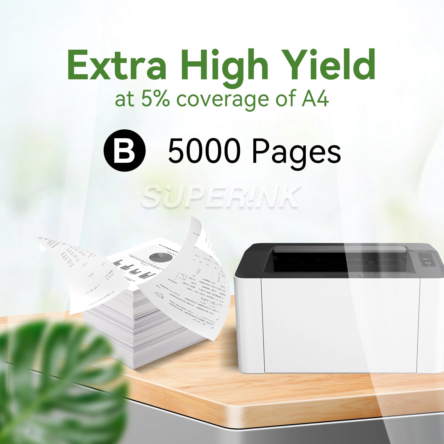 Compatible HP W1105A 105A Jumbo Black Cartridge by Superink