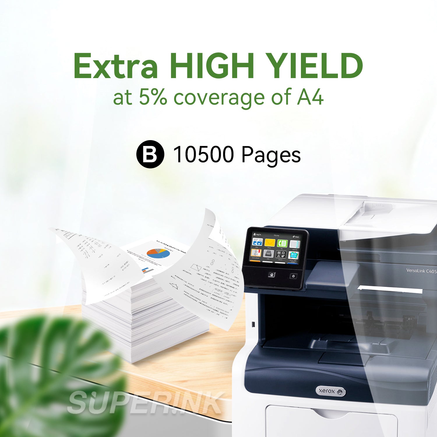 Compatible Xerox 106R03524 Black Toner Cartridge By Superink