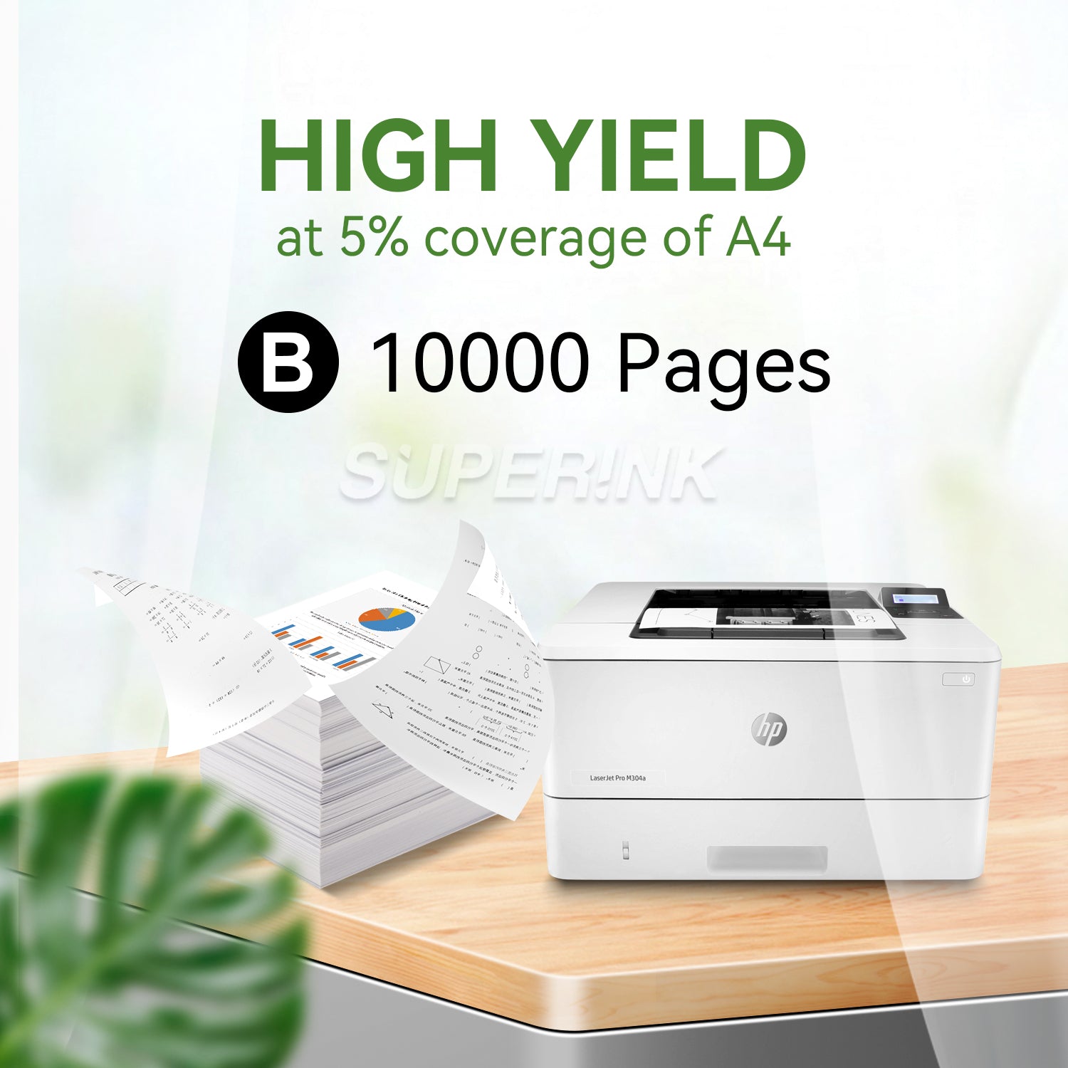 Compatible HP CF258X With Chip Black Toner by Superink