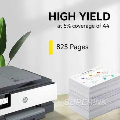 Compatible HP 910XL Yellow High Yield Ink Cartridge by Superink