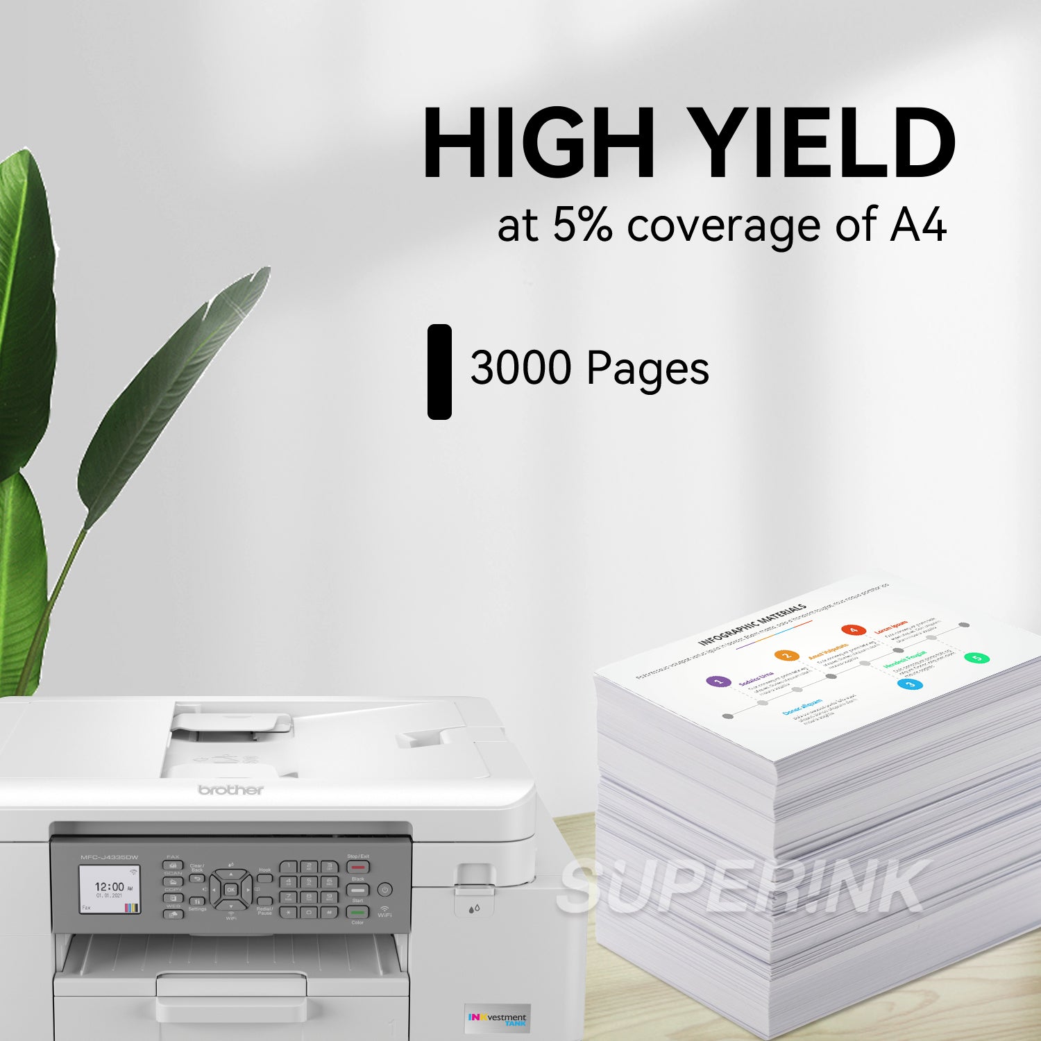 Compatible Brother LC406 Black Ink Cartridge by Superink