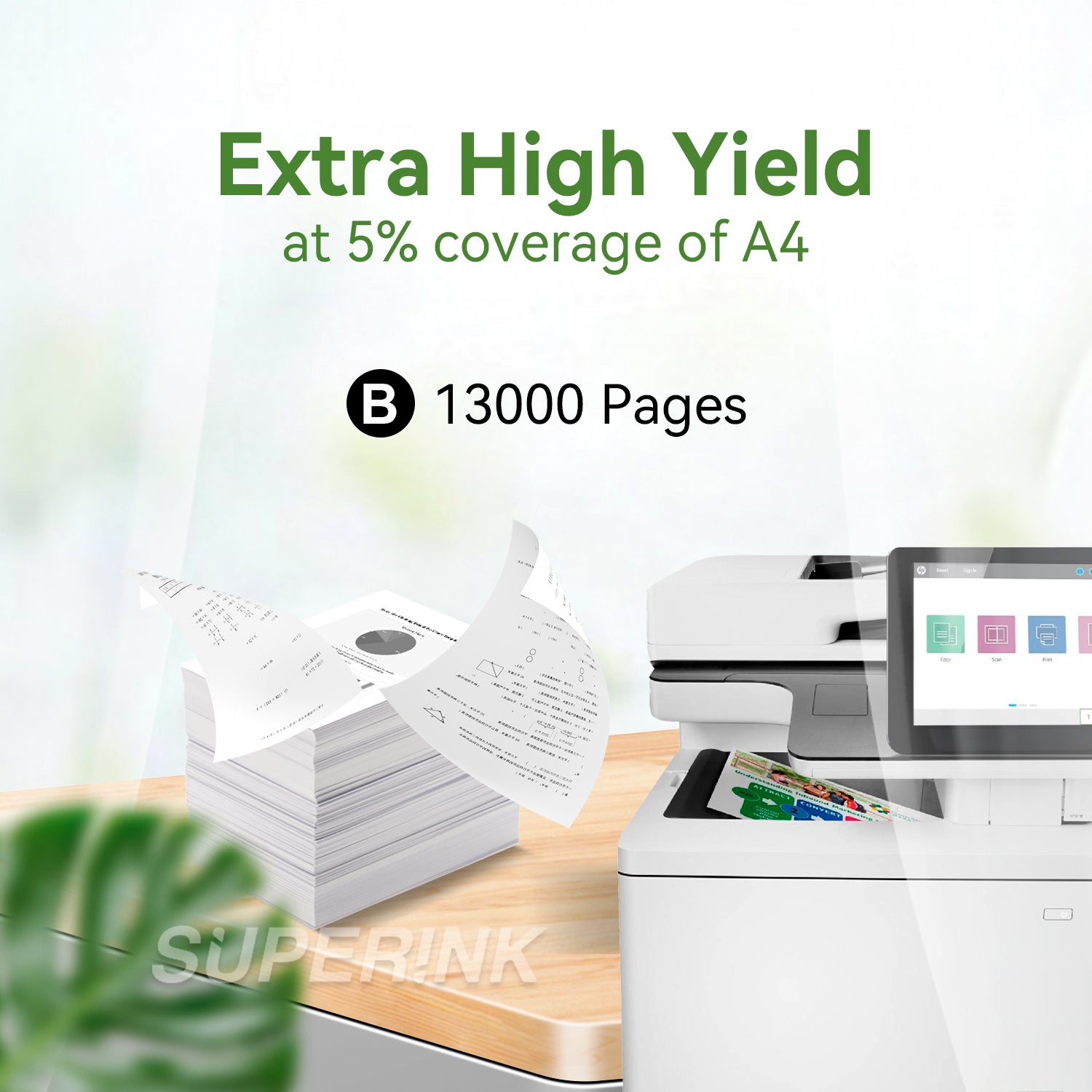 Compatible HP W2120X / 212X With Chip Black Toner By Superink