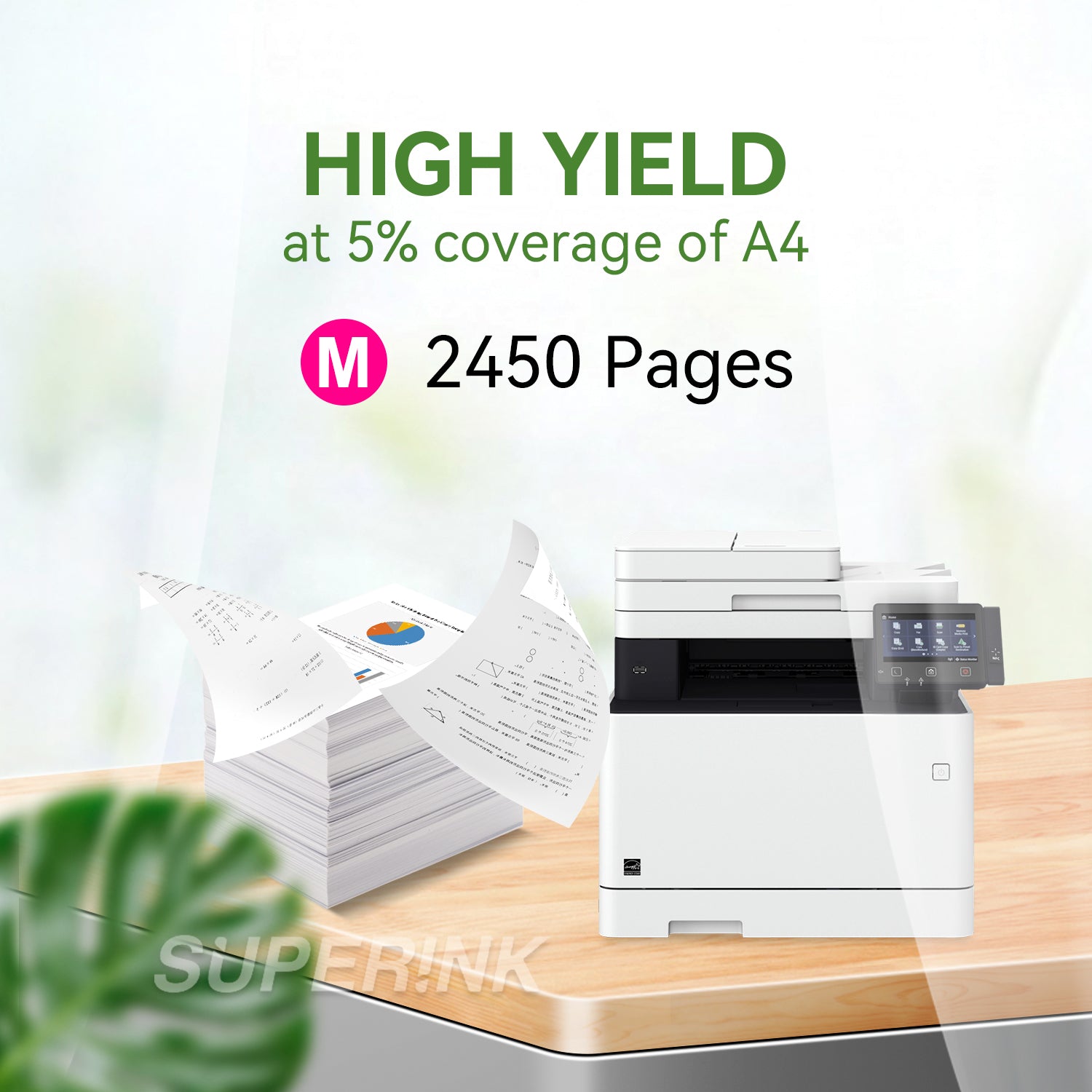 Compatible HP W2113X / 206X Magenta Toner By Superink