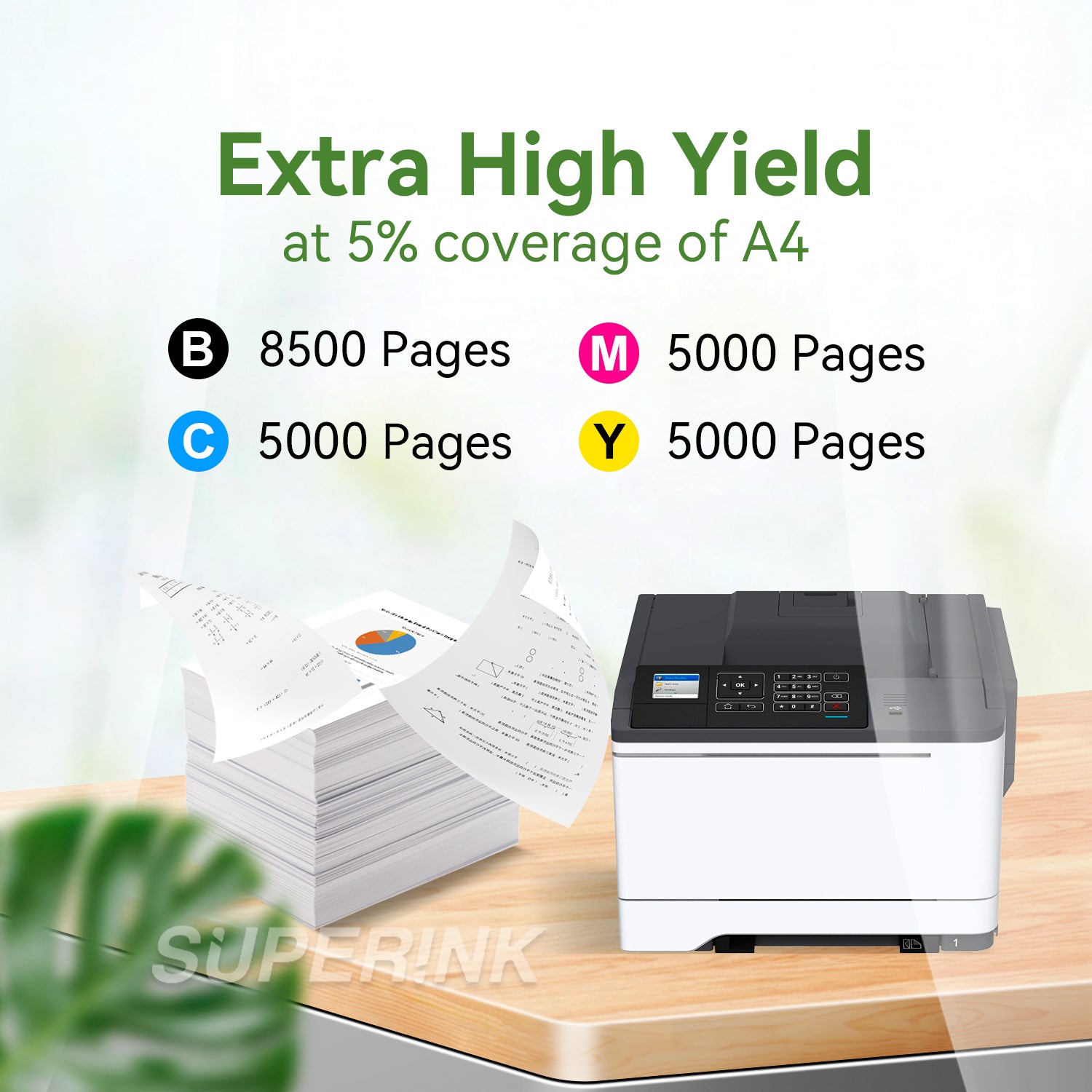 Compatible Lexmark 78C1X Toner Combo Extra High Yield by Superink