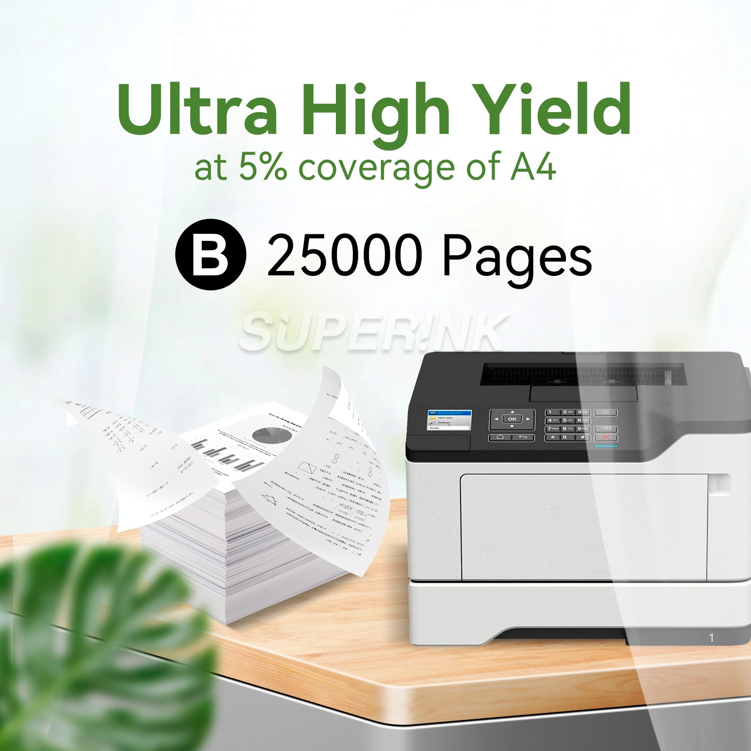 Compatible Lexmark 56F1U00 Black Toner Cartridge by Superink