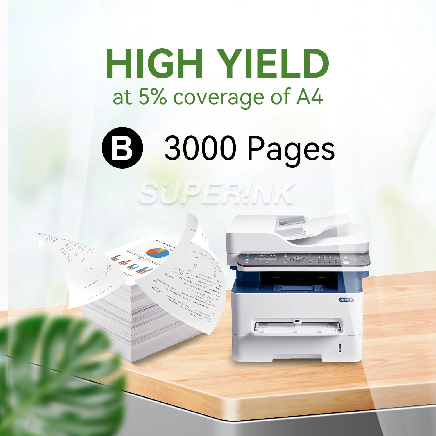 Compatible Xerox 106R02777 Black Toner Cartridge By Superink