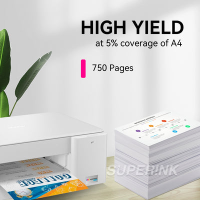 Compatible Brother LC404 Magenta Ink Cartridge by Superink
