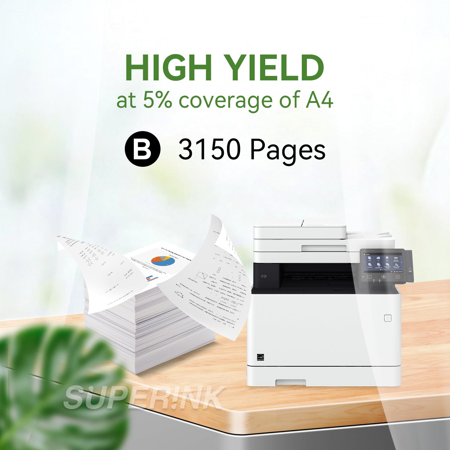 Compatible HP W2110X / 206X Black Toner By Superink