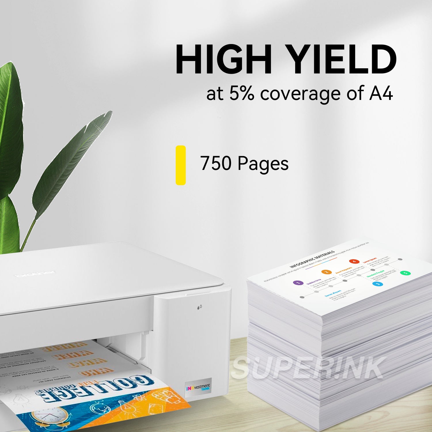 Compatible Brother LC404 Yellow Ink Cartridge