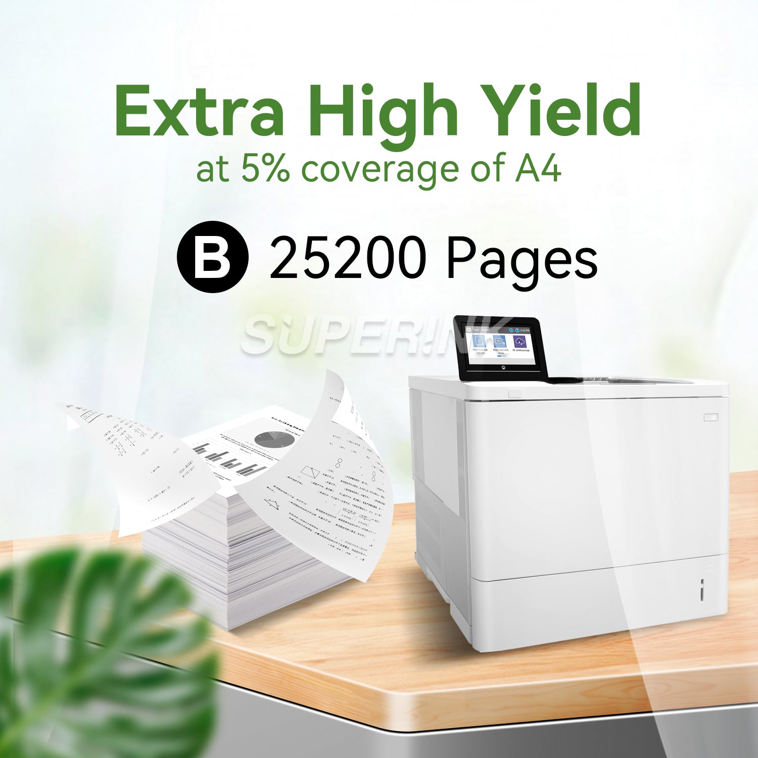 Compatible HP W1470X Black Toner Cartridge (WITH CHIP) by Superink