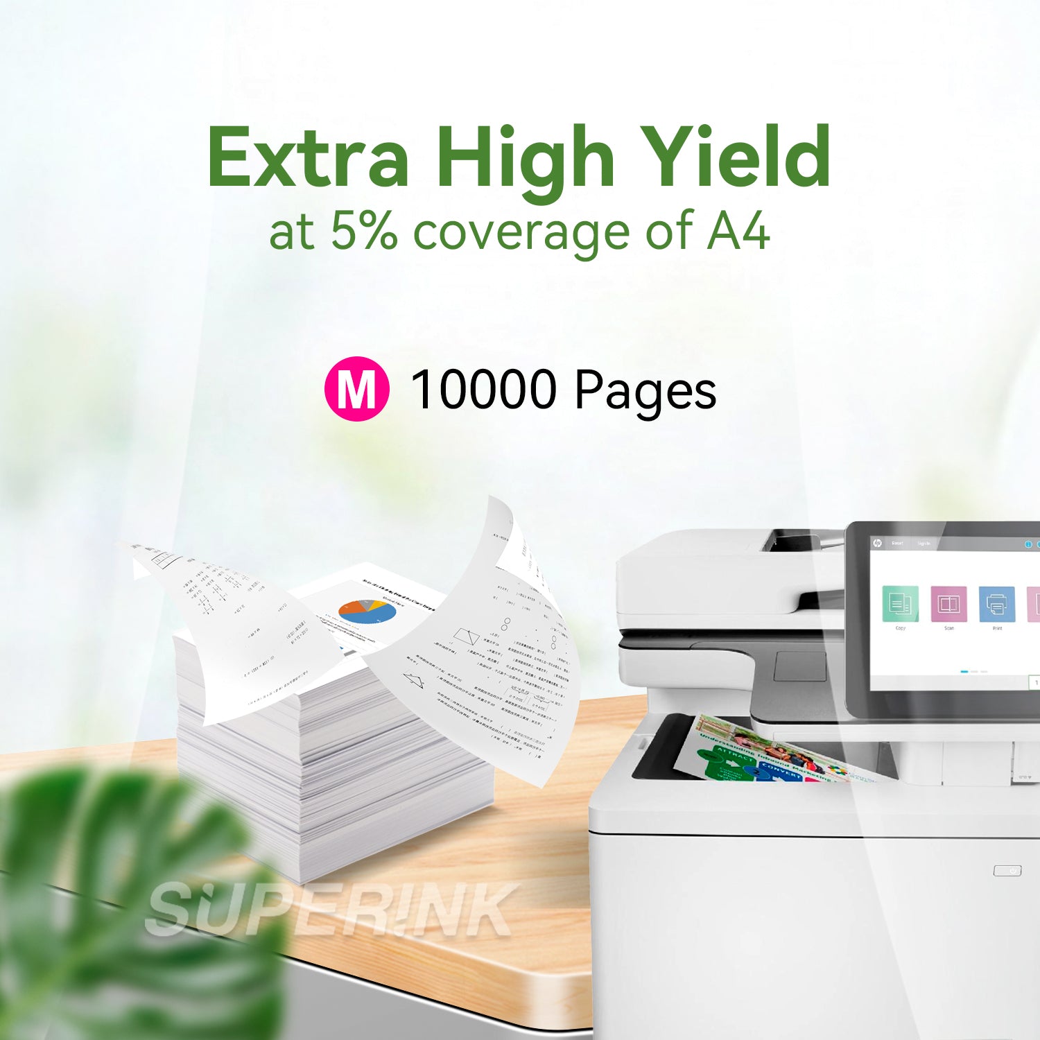 Compatible HP W2123X / 212X With Chip Magenta Toner By Superink