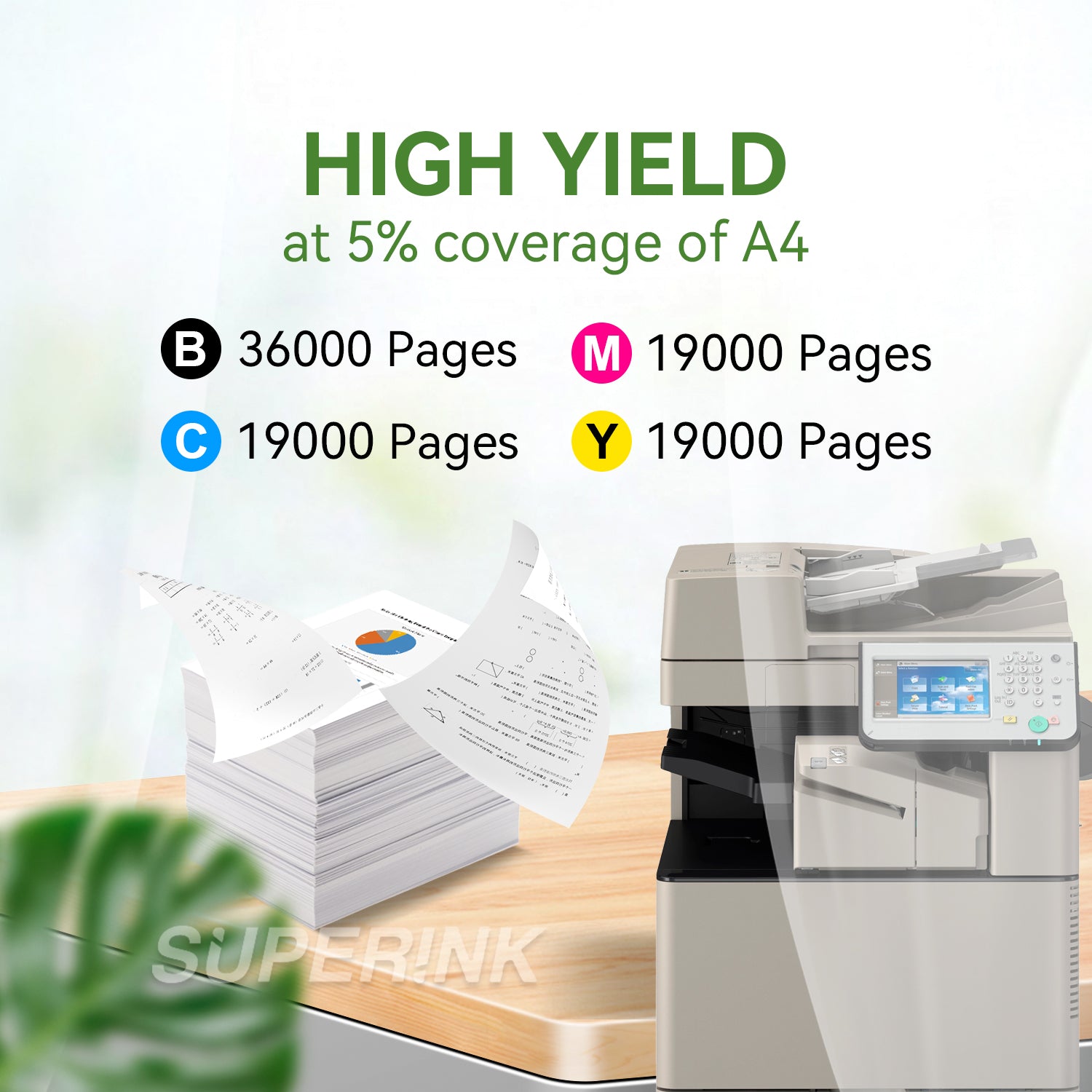 Compatible Canon GPR-53 Toner Cartridge Combo BK/C/M/Y By Superink