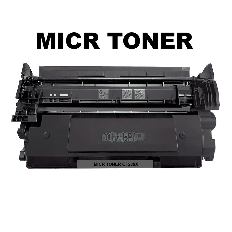 MICR HP CF289X Black Toner Cartridge for CHQUES by Superink