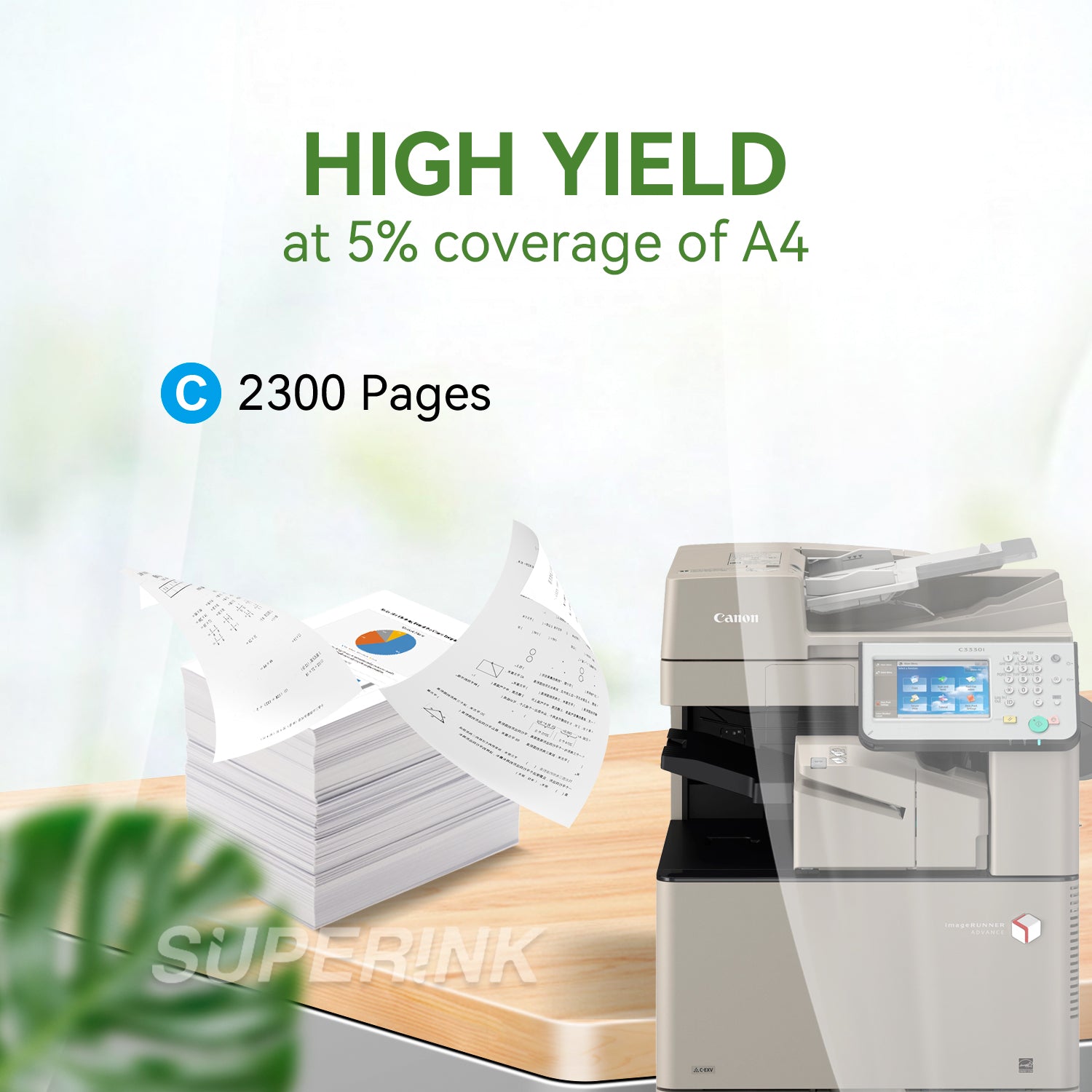 Compatible Brother TN229XL Cyan Toner WITH CHIP by Superink