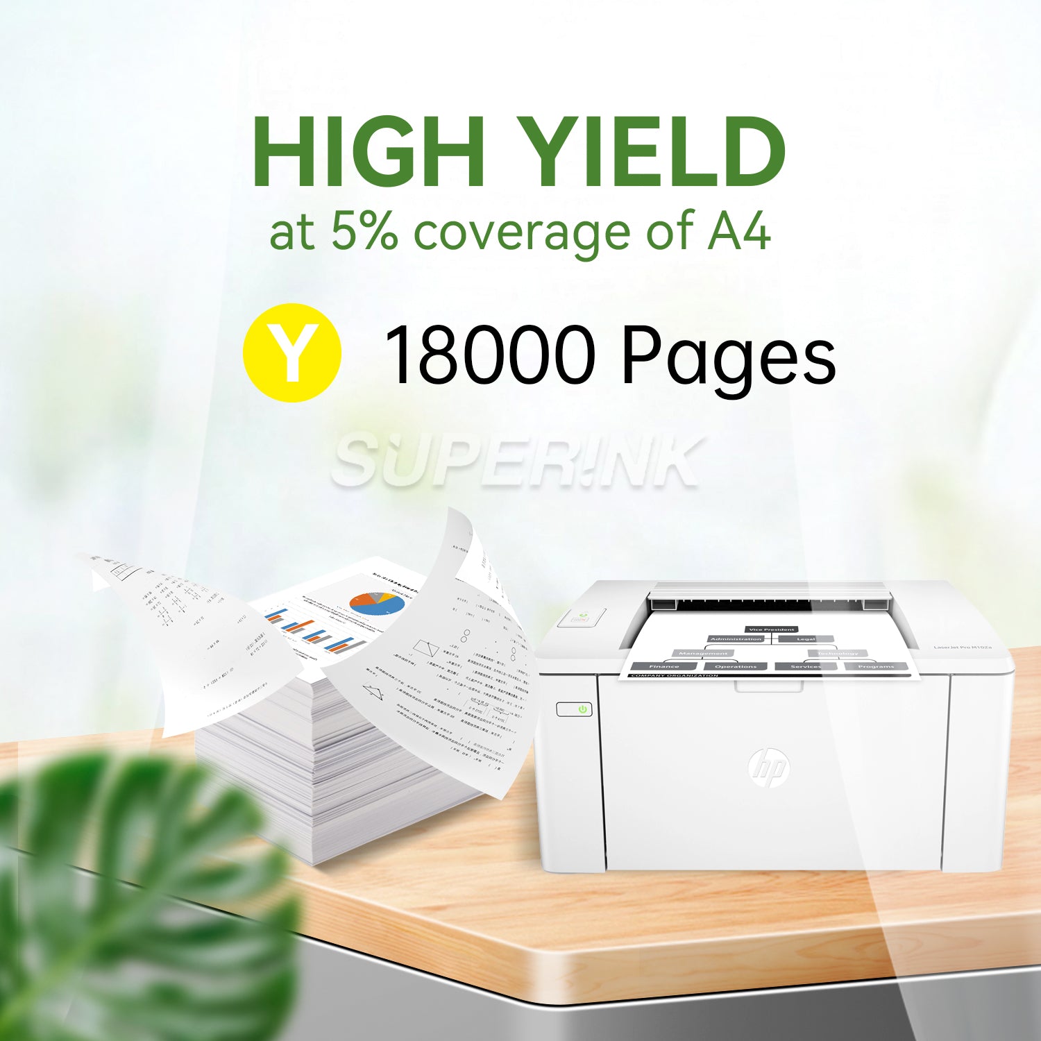 Compatible Canon GPR-58 (2185C003AA) Yellow Toner