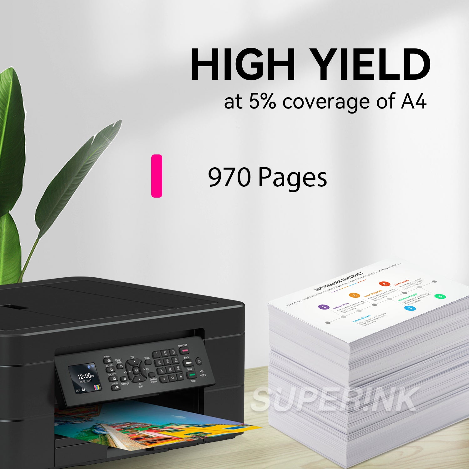 Compatible Epson T702XL320 Magenta Ink Cartridge
