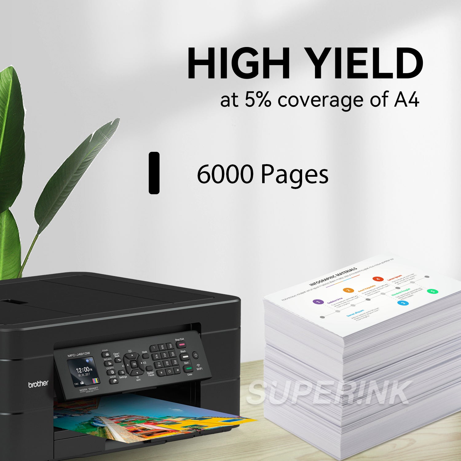 Compatible Brother LC3039XXL Black Ink Cartridge by Superink