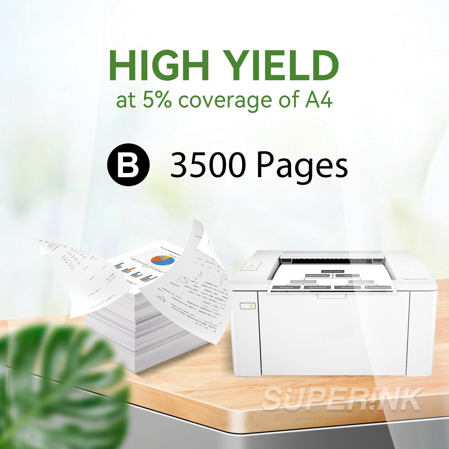 Compatible HP CC530A (304A) Black Toner Cartridge By Superink