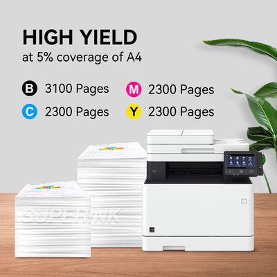 Compatible Canon 054 Toner Cartridge Combo High Yield By Superink
