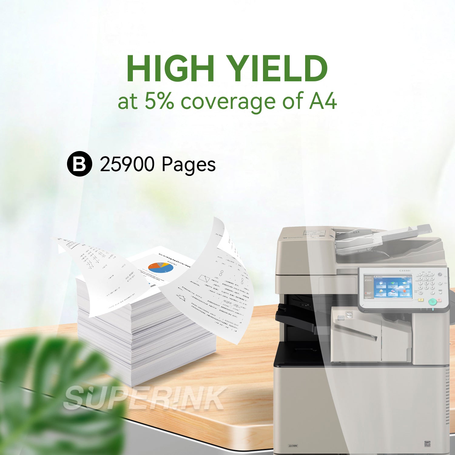 Compatible Xerox 106R03942 Black Toner Cartridge By Superink