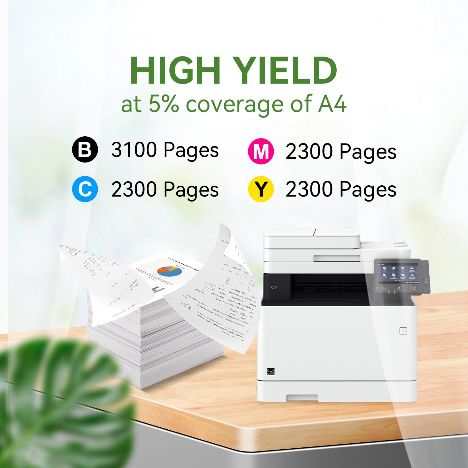 Compatible Canon 054H Toner Cartridge Combo High Yield By Superink