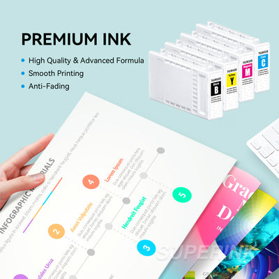 Compatible Epson T41W Ink Cartridge Combo BK/C/M/Y