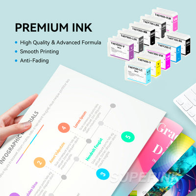 Compatible Epson T46Y Combo 10PCS Ink Cartridge