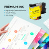 Compatible Brother LC501 LC501XL Yellow High Yield Ink Cartridge