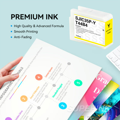 Compatible Epson SJIC35P Yellow Ink Cartridge
